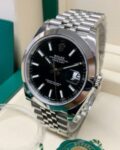 rolex-datejust-41mm-black-dial-smooth-bezel-steel-mens-wrist-watch-126300-replica-tqvgf.jpg
