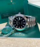 rolex-datejust-41mm-black-dial-smooth-bezel-steel-mens-wrist-watch-126300-replica-tqvgf.jpg